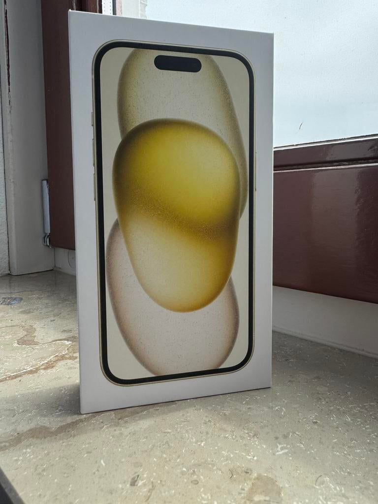 Apple iPhone 15 | 256GB | Geel | Nieuw in doos, Télécoms, Téléphonie mobile | Apple iPhone, Neuf, 256 GB, iPhone 15, Jaune, Enlèvement