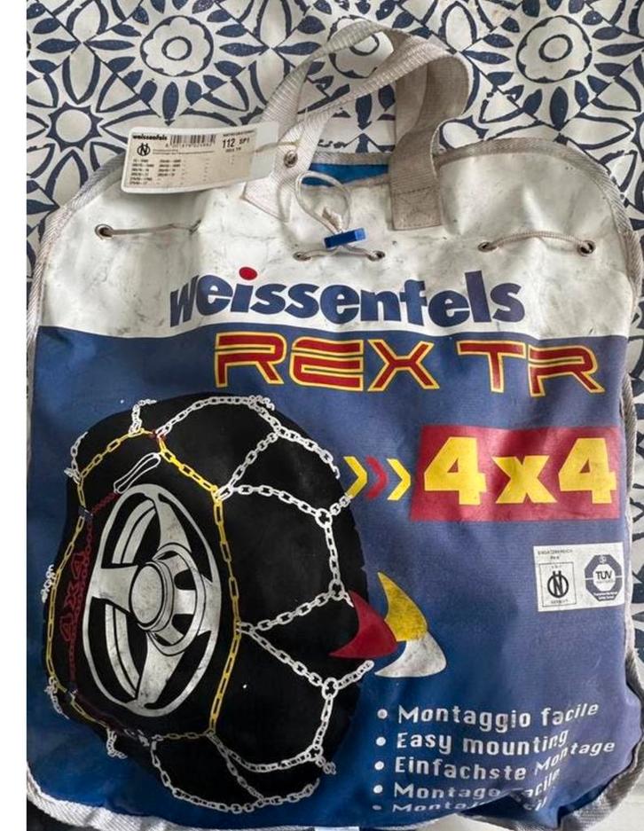 Sneeuwkettingen Weissenfels REX TR 7 (maat 112) – 4x4 / SUV, Auto diversen, Auto-accessoires, Zo goed als nieuw, Ophalen