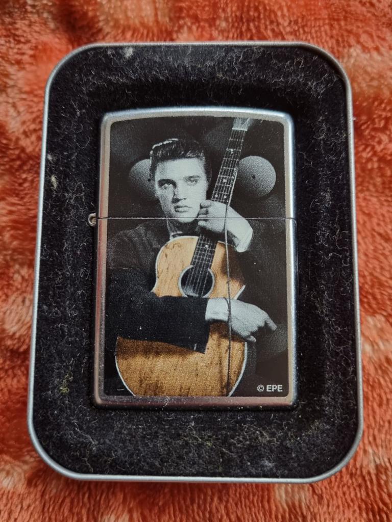 Zippo Elvis Presley - Elvis Memories 2014, Verzenden, Zo goed als nieuw, Aansteker