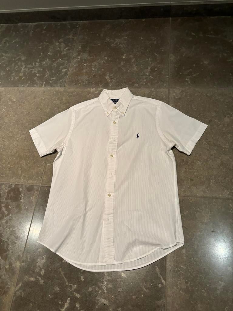 Ralph lauren zomerhemd, Verzenden, Nieuw, Wit, Halswijdte 38 (S) of kleiner