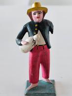 Grulich kerststalbeeld, houtsnijwerk circa 1900, Antiek en Kunst, Ophalen of Verzenden