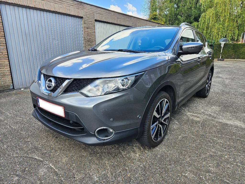 Nissan Qashqai 1.5DCI 127.000km Tekna+ en très bon état!, Autos, Cuir, Achat, Entretenue par le concessionnaire, Noir