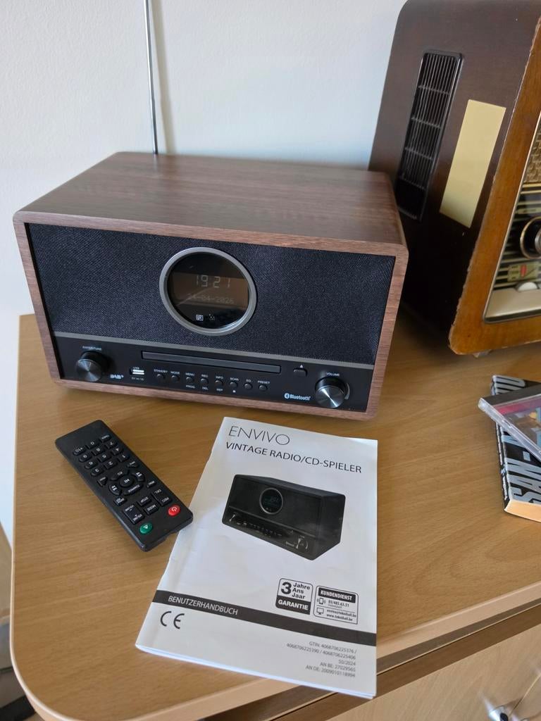 Envivo DAB+ radio en CD speler met USB, Ophalen