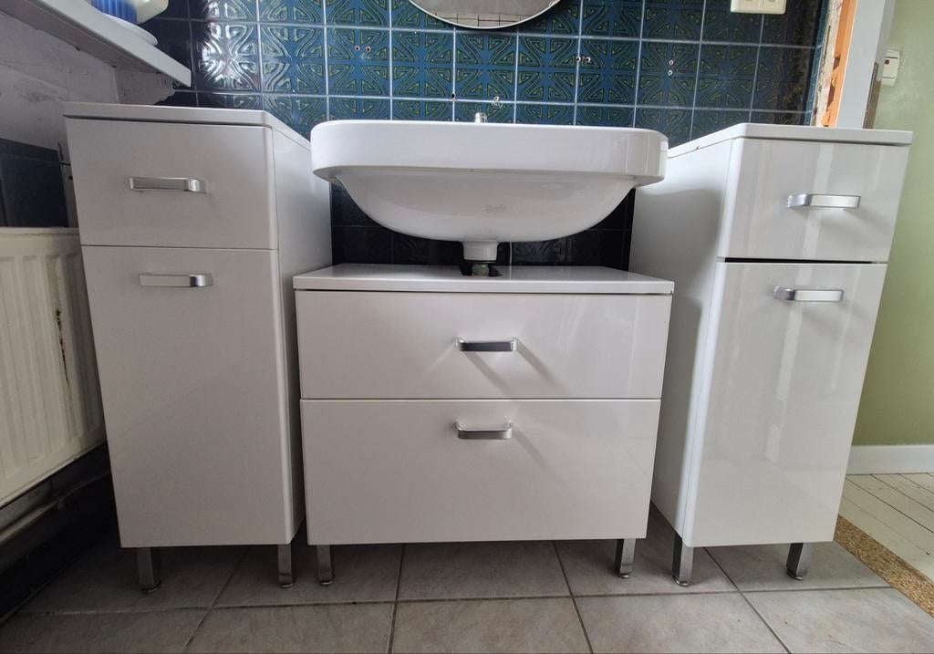 Set van 3 badkamermeubels, Ophalen, Gebruikt, Overige typen
