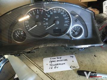 Opel Meriva 1.6 8v KM Tellerklok '04 beschikbaar voor biedingen