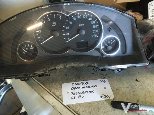 Opel Meriva 1.6 8v KM Tellerklok '04, Auto-onderdelen, Dashboard en Schakelaars, Gebruikt, Ophalen of Verzenden