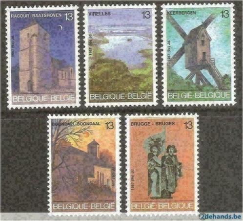 Belgie 1987 - Yvert/OBP 2254-2258 - Toeristische uitgav (PF), Postzegels en Munten, Postzegels | Europa | België, Postfris, Postfris
