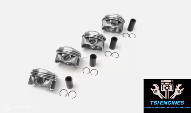 Zuigerset 4st Nieuw 1.8 T,TSI,TFSI standaardmaat 06H107065DL, Auto-onderdelen, Motor en Toebehoren, Audi, Nieuw, Ophalen of Verzenden