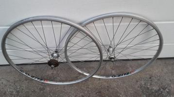 Aluminium wielset 28" singel speed fiets achterwiel voorwiel beschikbaar voor biedingen