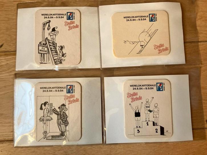 Set van 36 (zesendertig) Stella Artois onderzetters, Verzamelen, Biermerken, Zo goed als nieuw, Viltje(s), Stella Artois, Ophalen of Verzenden