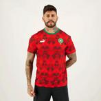 Marokko trainingsshirt voetbal culture, Kleding | Heren, Sportkleding, Verzenden, Zo goed als nieuw, Rood, Voetbal