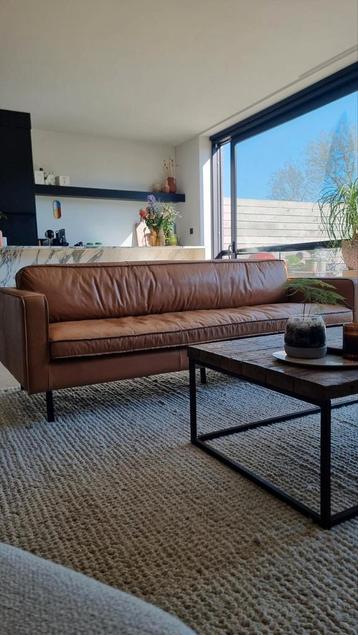 Furnified zetel - Gordon - Leer - Gognac - 3.5 zit, Ophalen, Leer
