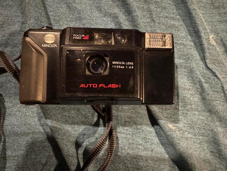 Minolta FS-E 1986 vintage filmcamera, Audio, Tv en Foto, Fotocamera's Analoog, Gebruikt, Compact, Minolta, Ophalen of Verzenden