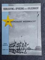tijdschrift Belgisch leger over de Kongolese Weermacht 1955, Ophalen of Verzenden, 1940 tot 1960, Tijdschrift