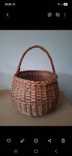 Rieten mand hoogte 23 cm, Hobby en Vrije tijd, Picknickmanden, Ophalen, Zo goed als nieuw