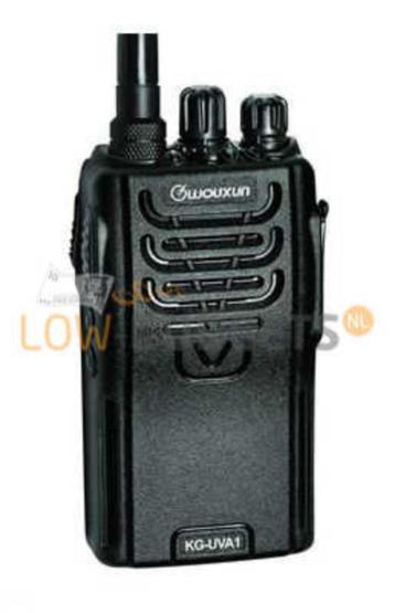 Wouxun KG-UVA1 Dualband Portofoon VHF/UHF IP55 beschikbaar voor biedingen