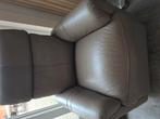 2x relaxzetel leder GRATIS, Ophalen, Gebruikt