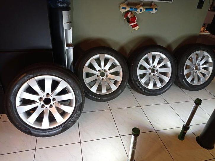 4 Velgen BMW 6777777 8Jx18 EH2 + IS30 winterbanden, Auto-onderdelen, Banden en Velgen, Velg(en), Winterbanden, 18 inch, 245 mm