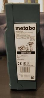 METABO PowerMaxx BS basic + LC12 boor en schroefmachine ., Variabele snelheid, Ophalen of Verzenden, Minder dan 400 watt, Zo goed als nieuw