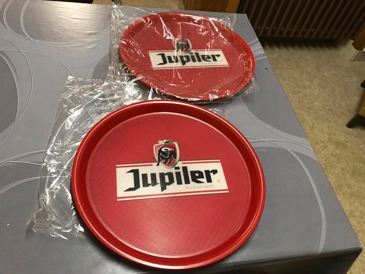Plateau à bière Jupiler,2pour12€,10pour50€, Collections, Marques & Objets publicitaires, Neuf, Panneau publicitaire, Enlèvement ou Envoi