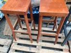 2x2 barkrukken, Huis en Inrichting, Barkrukken, Ophalen, Zo goed als nieuw, Hout