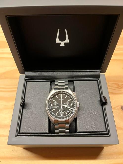Bulova Lunar Pilot horloge - moonwatch - full set, Handtassen en Accessoires, Horloges | Heren, Zo goed als nieuw, Ophalen of Verzenden
