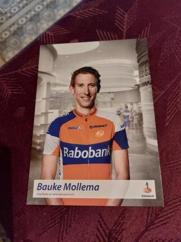 Wielerkaart : Bauke Mollema / Rabobank 2012 beschikbaar voor biedingen