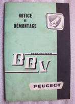 Notice de démontage et pièces Cyclomoteur BBV Peugeot, Ophalen of Verzenden, Overige merken