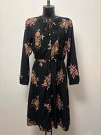 Zwarte jurk met bloemen, Kleding | Dames, Only, Zwart, Ophalen of Verzenden, Zo goed als nieuw