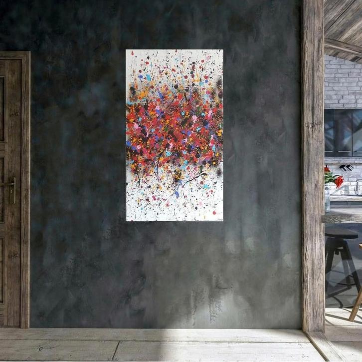 Family first, Antiek en Kunst, Kunst | Schilderijen | Abstract, Ophalen