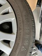 Continental winterbanden op velg - maat 205/55 R 16, Auto-onderdelen, Banden en Velgen, Ophalen, Gebruikt, 16 inch, Banden en Velgen