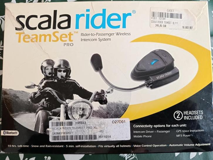 Scala rider TeamSet Pro, Motoren, Kleding | Motorhelmen, XL, Ophalen of Verzenden