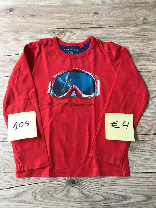 Jongenskleertjes maat 104, Kinderen en Baby's, Kinderkleding | Maat 104, Gebruikt, Jongen, Shirt of Longsleeve, Ophalen of Verzenden