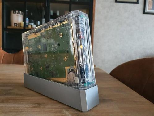 Nintendo wii crystal clear, Games en Spelcomputers, Spelcomputers | Nintendo Wii, Zo goed als nieuw, Ophalen