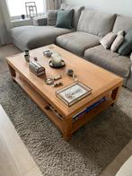 Massief Teal Salontafel, Huis en Inrichting, Tafels | Salontafels, Ophalen, Gebruikt, Teakhout, 50 tot 100 cm