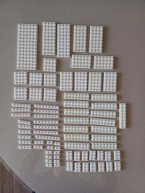 Lotje witte Lego basis platte steentjes zie beschrijving, Kinderen en Baby's, Speelgoed | Duplo en Lego, Gebruikt, Lego, Ophalen
