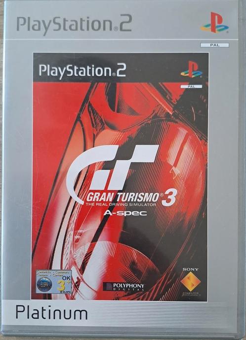 Jeu PS2 Gran Turismo 3, A-Spec, Platine, Consoles de jeu & Jeux vidéo, Jeux | Sony PlayStation 2, Comme neuf, Course et Pilotage