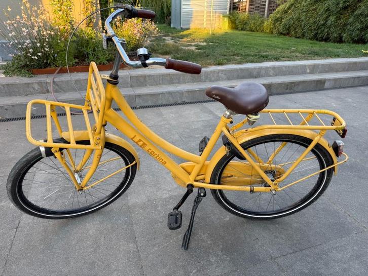 Cortina U4 meisjesfiets – 24 inch – Geel, Fietsen en Brommers, Fietsen | Meisjes, Gebruikt, 24 inch, Versnellingen, Ophalen