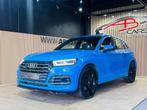 Audi Q5 SQ5 LOOK PHEV 55 TFSie Quattro S LINE * B&O* FULL, Auto's, Gebruikt, 4 cilinders, Blauw, Leder