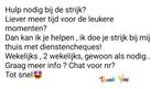 Strijkhulp aangeboden groot waregem!