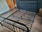 Lit en métal noir 160x200, Maison & Meubles, Chambre à coucher | Lits, Neuf, Enlèvement, Deux personnes, 160 cm