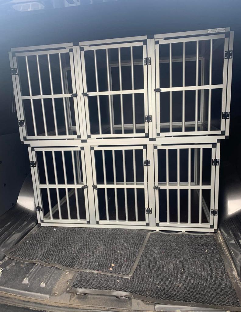 Professionele maatwerk hondenbenches – set van 3, Animaux & Accessoires, Caisses pour chiens, Comme neuf, Enlèvement