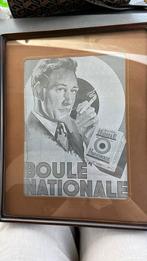 Reclame afiche sigaretten Boule internationale, Ophalen of Verzenden, Gebruikt
