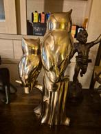 Koperen uilen 50cm hoog, Antiek en Kunst, Antiek | Brons en Koper, Ophalen