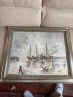 Tableau marin signé Alfred Godchaux – 1989 avec certificat, Ophalen