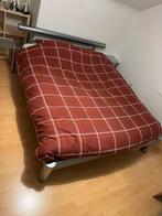 Bed metalen frame, Huis en Inrichting, Slaapkamer | Bedden, Ophalen, 210 cm, Tweepersoons, Zo goed als nieuw
