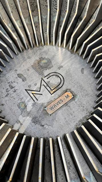 Ronde vuurkorf in Cortenstaal - eigen ontwerp beschikbaar voor biedingen