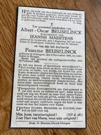 Oorlogsslachtoffer 1942, Brugge Beuselinck, Verzenden, Bidprentje