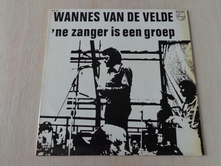 Wannes Van de Velde – 'ne Zanger Is Een Groep, Cd's en Dvd's, Vinyl | Nederlandstalig, Gebruikt, Streekmuziek, 12 inch, Ophalen of Verzenden