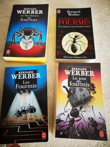 4 romans "saga - Les fourmis" de Bernard Werber pour 2€.